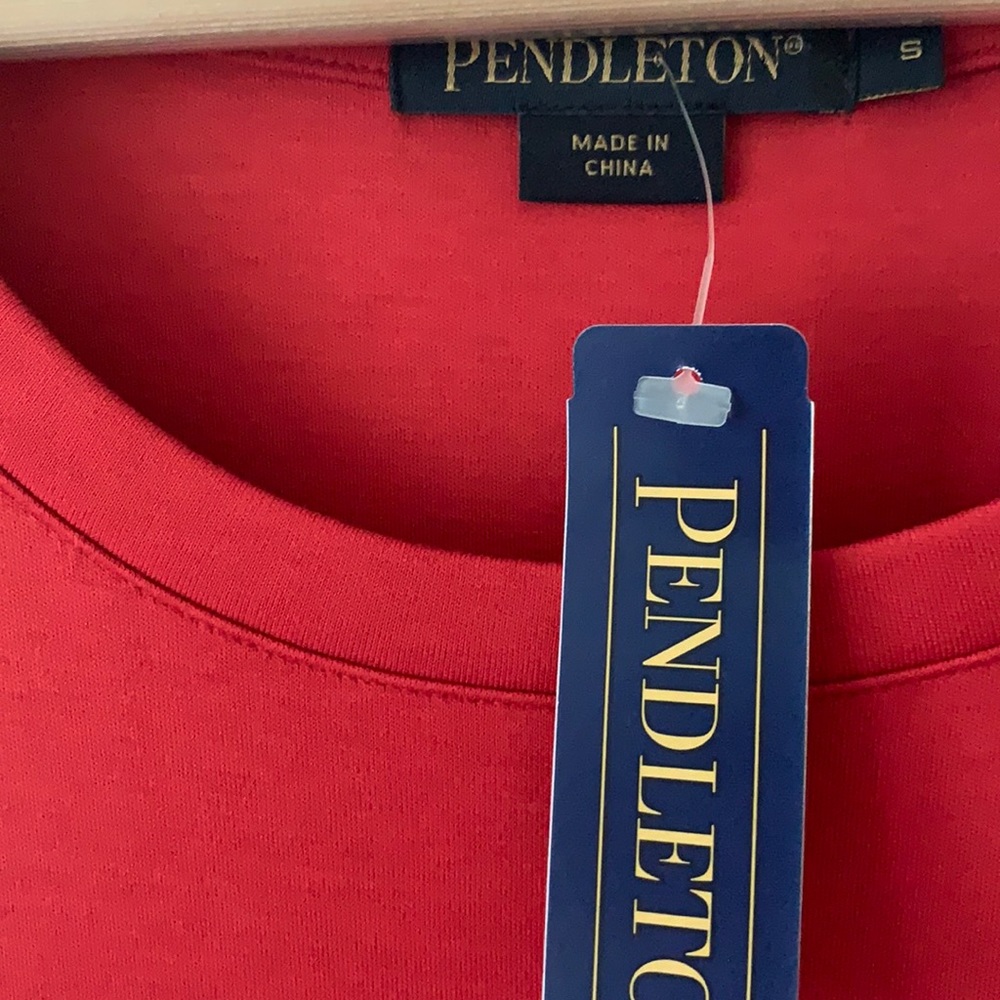 NWT Pendleton Eliot Red Cotton Maxi Tank Dress Small - Picture 3 of 4